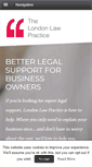 Mobile Screenshot of londonlawpractice.com