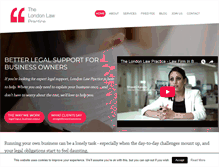 Tablet Screenshot of londonlawpractice.com